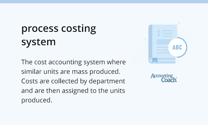 process costing system definition