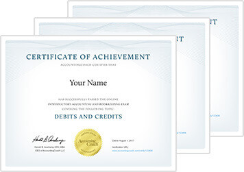 achivement certificates