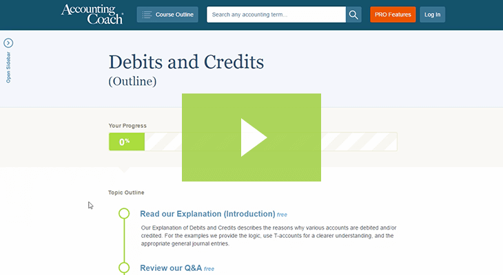 Quick Tour | AccountingCoach Quick Tour | AccountingCoach