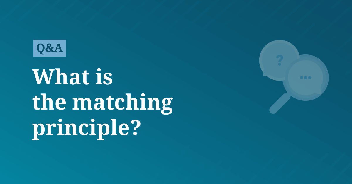 Matching Principle Definition Using Example Explanation Set Up The